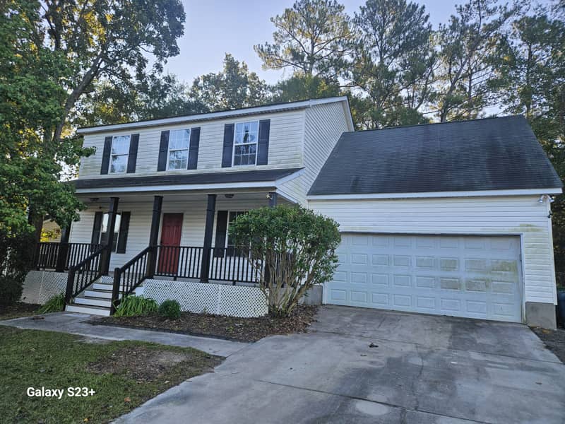 Exterior house cleaning
