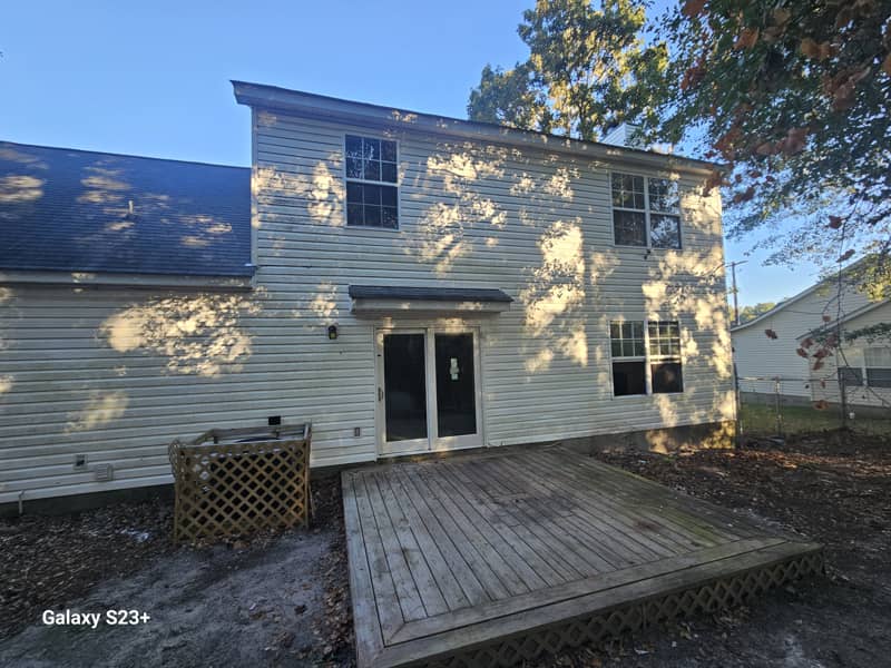 Exterior house cleaning